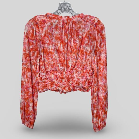 Anthropologie Floral Cropped Top - Picture 5 of 6